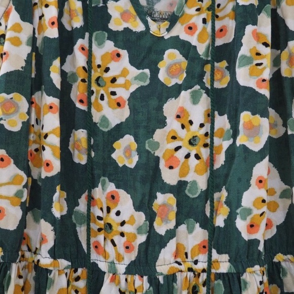 LC Lauren Conrad - Green Tiered Sleeveless Maxi Dress - Picture 9 of 10